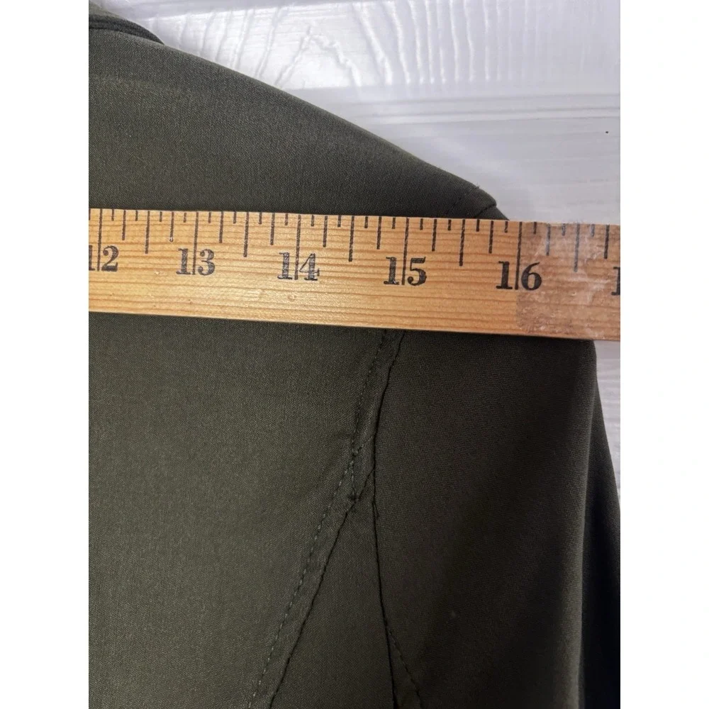 Eden Society Stitch Fix Womens Cargo Jacket Small Cinched Military‎ Green NEW